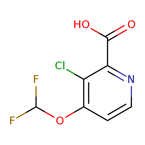3-Chloro-4-(difluoromethoxy)pyridine-2-carboxylic acid
