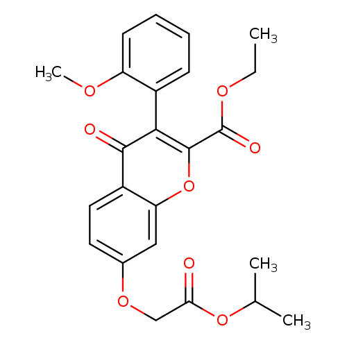 ethyl 3-(2-methoxyphenyl)-4-oxo-7-[2-oxo-2-(propan-2-yloxy)ethoxy]-4H-chromene-2-carboxylate