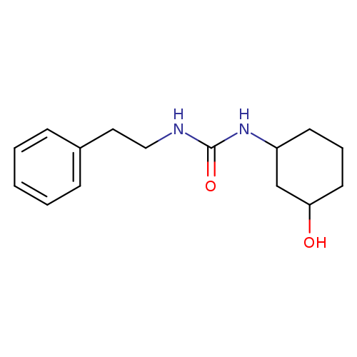 3-(3-hydroxycyclohexyl)-1-(2-phenylethyl)urea
