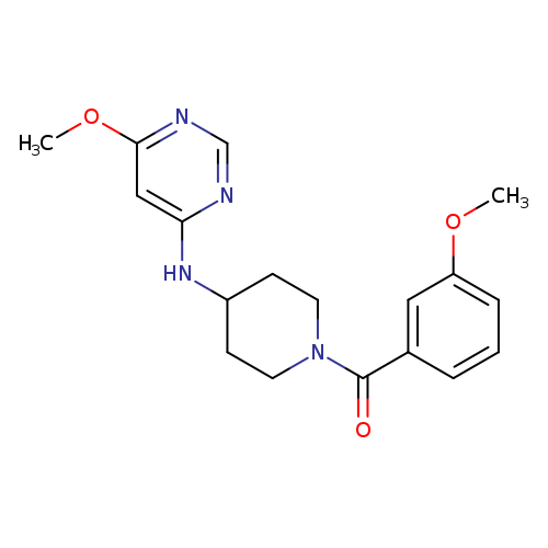 6-methoxy-N-[1-(3-methoxybenzoyl)piperidin-4-yl]pyrimidin-4-amine