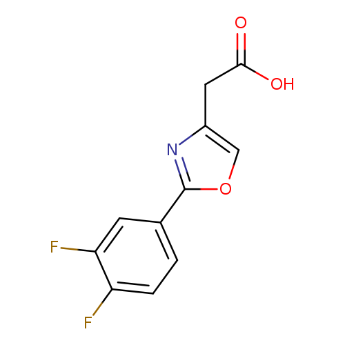 2-[2-(3,4-Difluorophenyl)-1,3-oxazol-4-yl]acetic acid