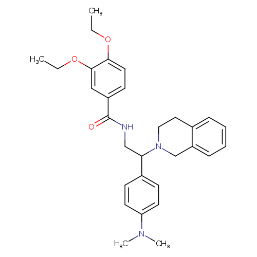 N-{2-[4-(dimethylamino)phenyl]-2-(1,2,3,4-tetrahydroisoquinolin-2-yl)ethyl}-3,4-diethoxybenzamide