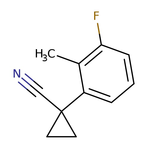 1-(3-Fluoro-2-methylphenyl)cyclopropane-1-carbonitrile