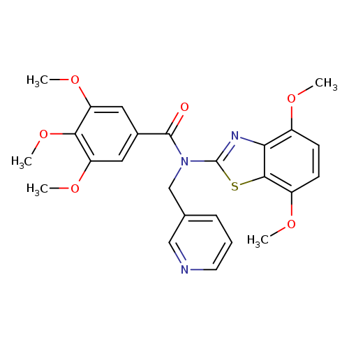 N-(4,7-dimethoxy-1,3-benzothiazol-2-yl)-3,4,5-trimethoxy-N-[(pyridin-3-yl)methyl]benzamide
