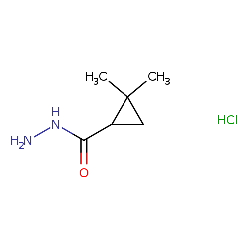 2,2-dimethylcyclopropanecarbohydrazide hydrochloride