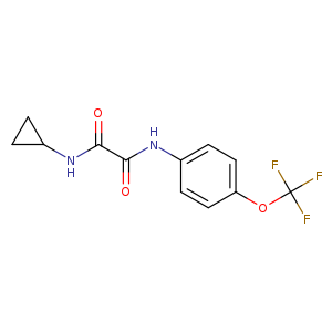 N-cyclopropyl-N'-[4-(trifluoromethoxy)phenyl]ethanediamide