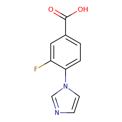 3-fluoro-4-(1H-imidazol-1-yl)benzoic acid