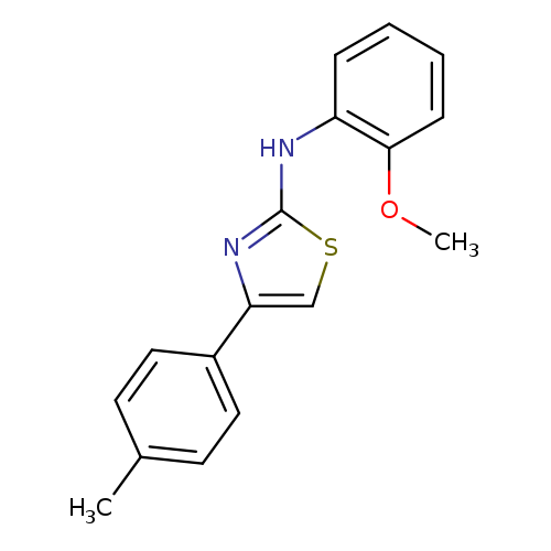 N-(2-methoxyphenyl)-4-(4-methylphenyl)-1,3-thiazol-2-amine