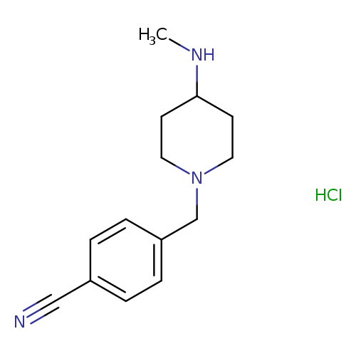 4-(4-MethylaMino-piperidin-1-ylMethyl)-benzonitrile
hydrochloride