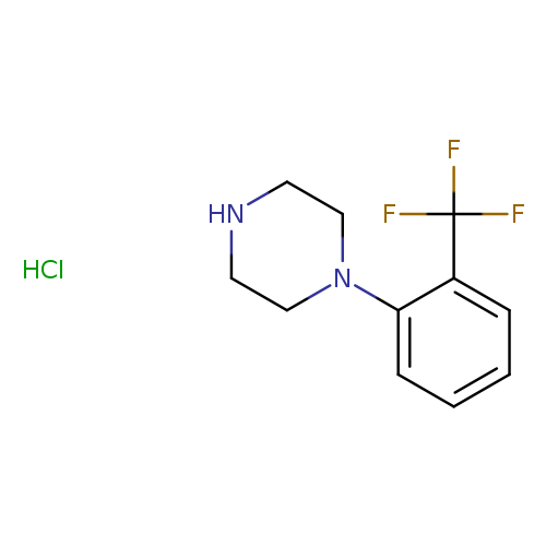 1-[2-(trifluoromethyl)phenyl]piperazinium chloride