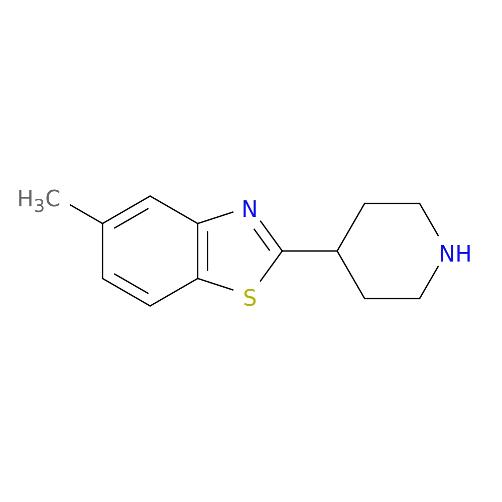 5-methyl-2-(piperidin-4-yl)-1,3-benzothiazole