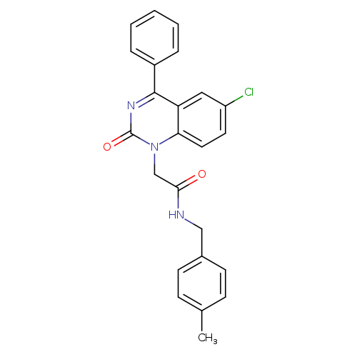 2-(6-chloro-2-oxo-4-phenyl-1,2-dihydroquinazolin-1-yl)-N-[(4-methylphenyl)methyl]acetamide
