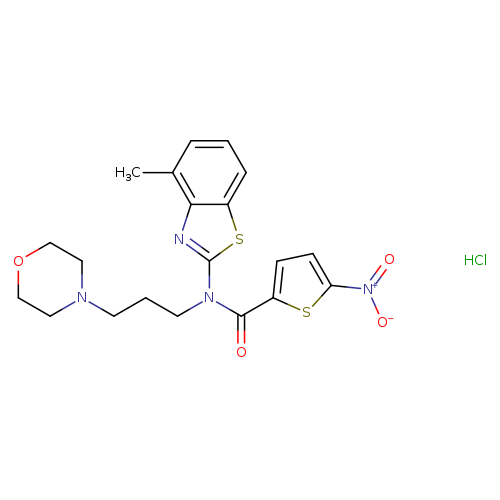 N-(4-methyl-1,3-benzothiazol-2-yl)-N-[3-(morpholin-4-yl)propyl]-5-nitrothiophene-2-carboxamide hydrochloride