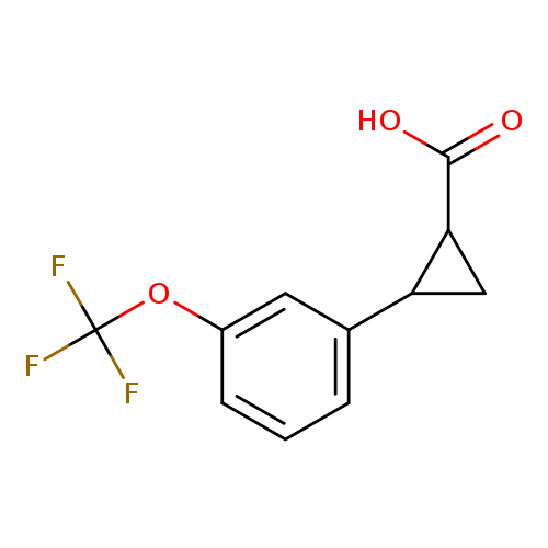 trans-2-(3-(trifluoromethoxy)phenyl)cyclopropane-1-carboxylic acid