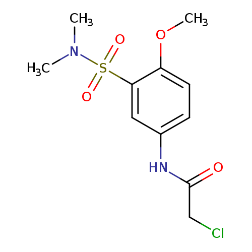 2-chloro-N-[3-(dimethylsulfamoyl)-4-methoxyphenyl]acetamide