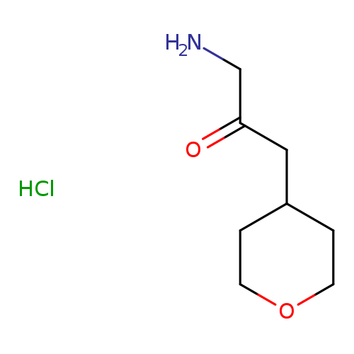 1-amino-3-(oxan-4-yl)propan-2-onehydrochloride