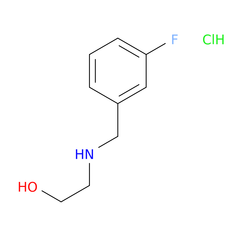 2-{[(3-fluorophenyl)methyl]amino}ethan-1-ol hydrochloride