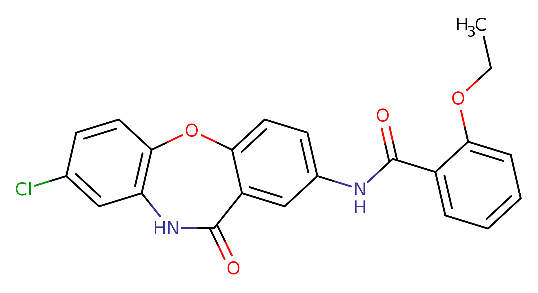 N-{6-chloro-10-oxo-2-oxa-9-azatricyclo[9.4.0.0^{3,8}]pentadeca-1(11),3(8),4,6,12,14-hexaen-13-yl}-2-ethoxybenzamide