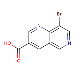 1,​6-​Naphthyridine-​3-​carboxylic acid, 8-​bromo-