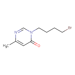 3-(4-bromobutyl)-6-methyl-3,4-dihydropyrimidin-4-one