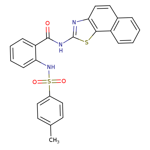 2-(4-methylbenzenesulfonamido)-N-{naphtho[2,1-d][1,3]thiazol-2-yl}benzamide