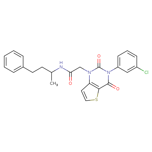 2-[3-(3-chlorophenyl)-2,4-dioxo-1H,2H,3H,4H-thieno[3,2-d]pyrimidin-1-yl]-N-(4-phenylbutan-2-yl)acetamide