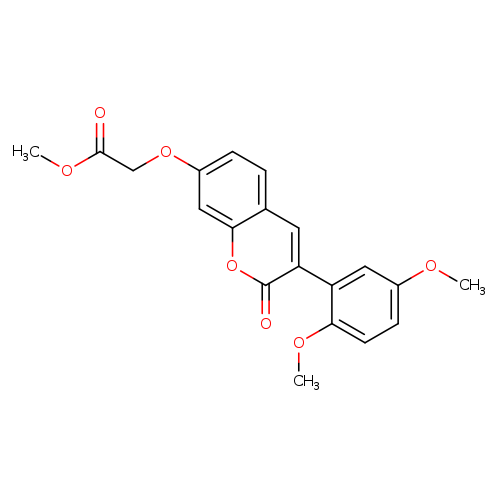 methyl 2-{[3-(2,5-dimethoxyphenyl)-2-oxo-2H-chromen-7-yl]oxy}acetate