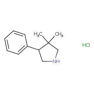3,3-Dimethyl-4-phenylpyrrolidine hydrochloride