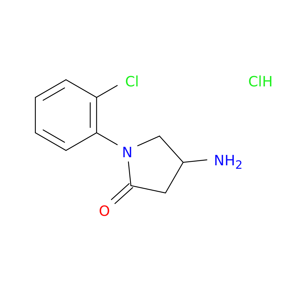 4-amino-1-(2-chlorophenyl)-2-pyrrolidinone hydrochloride