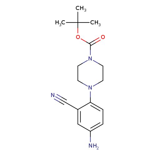 1-Piperazinecarboxylic acid, 4-(4-amino-2-cyanophenyl)-, 1,1-dimethylethyl ester