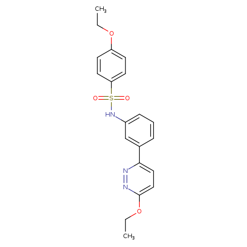 4-ethoxy-N-[3-(6-ethoxypyridazin-3-yl)phenyl]benzene-1-sulfonamide