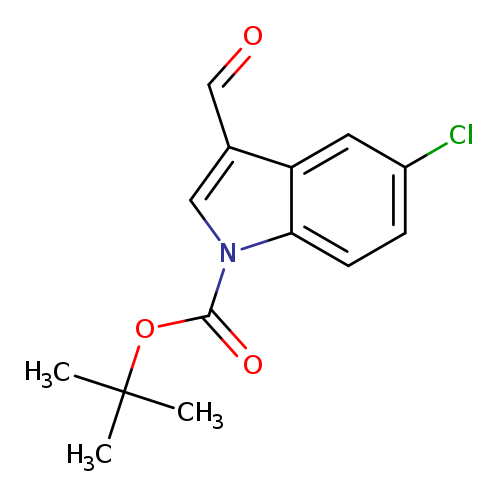 1H-INDOLE-1-CARBOXYLIC ACID,5-CHLORO-3-FORMYL-,1,1-DIMETHYLETHYL ESTER