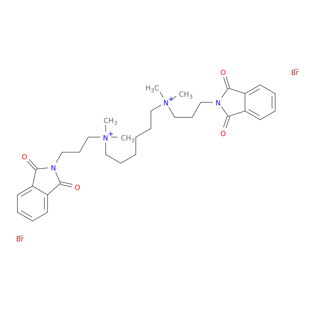 N1,N6-Bis(3-(1,3-dioxoisoindolin-2-yl)propyl)-N1,N1,N6,N6-tetramethylhexane-1,6-diaminium bromide
