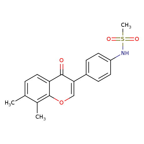 N-(4-(7,8-dimethyl-4-oxo-4H-chromen-3-yl)phenyl)methanesulfonamide