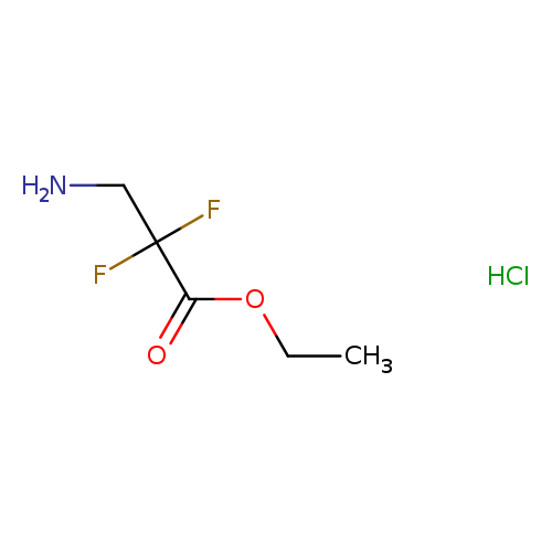 Propanoic acid, 3-amino-2,2-difluoro-, ethyl ester, hydrochloride (1:1)