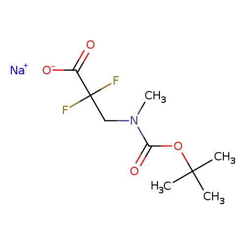 sodium3-{[(tert-butoxy)carbonyl](methyl)amino}-2,2-difluoropropanoate