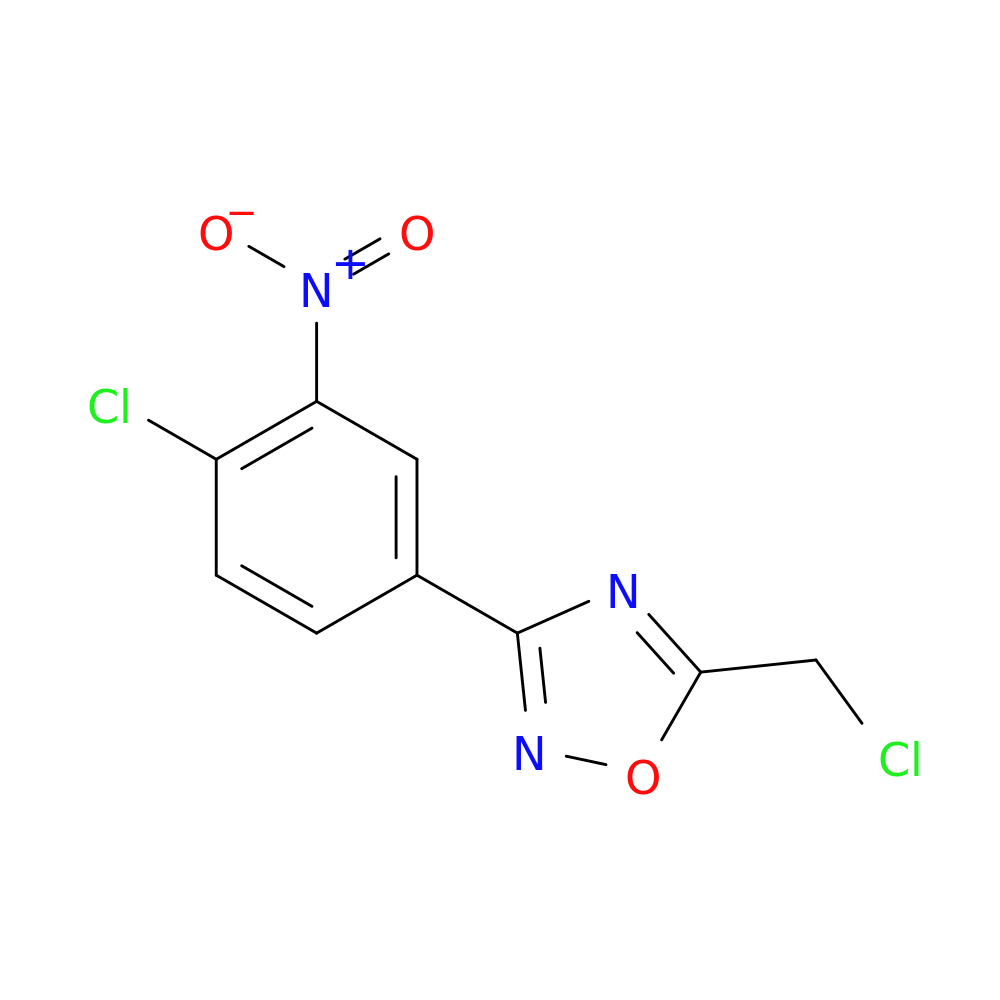 5-Chloromethyl-3-(4-chloro-3-nitro-phenyl)-[1,2,4]oxadiazole