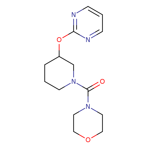 4-[3-(pyrimidin-2-yloxy)piperidine-1-carbonyl]morpholine