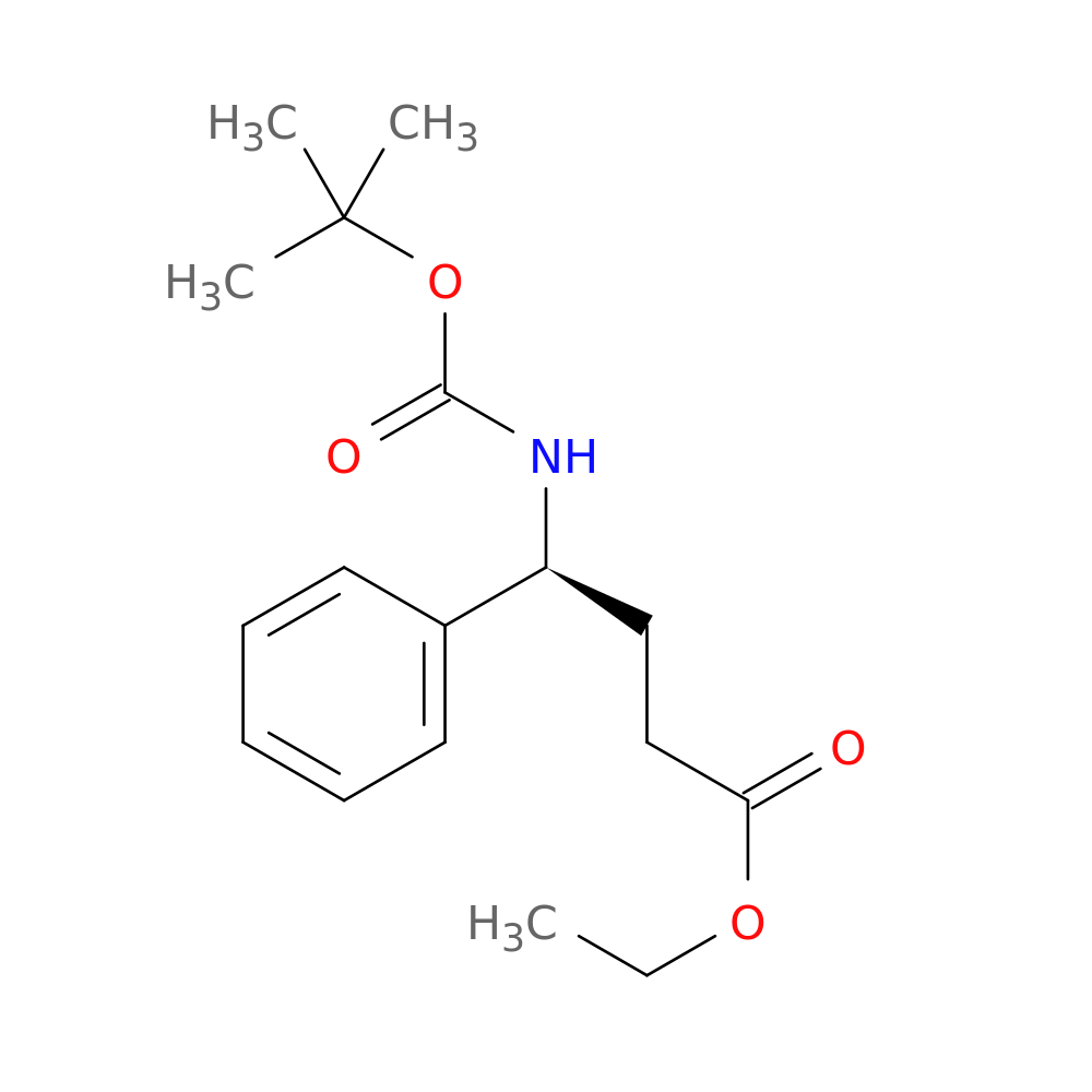 (S)-Ethyl 4-((tert-butoxycarbonyl)amino)-4-phenylbutanoate