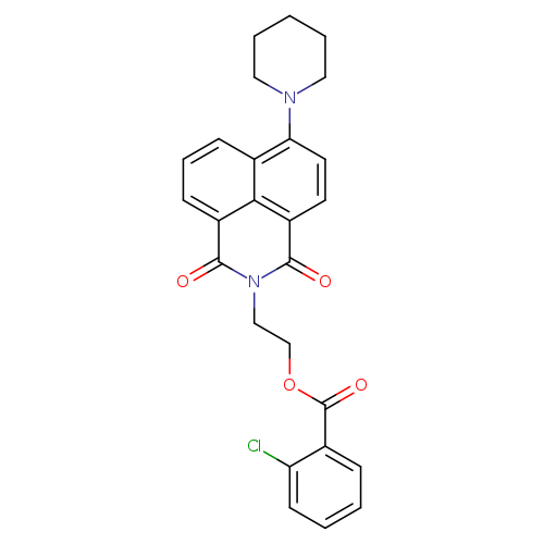 2-[2,4-dioxo-8-(piperidin-1-yl)-3-azatricyclo[7.3.1.0^{5,13}]trideca-1(13),5,7,9,11-pentaen-3-yl]ethyl 2-chlorobenzoate