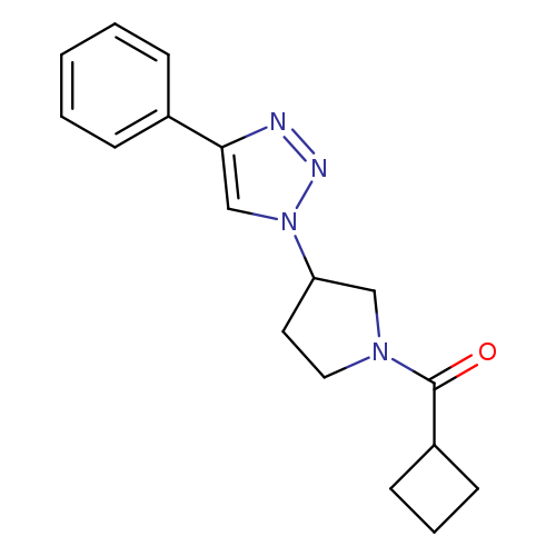 1-(1-cyclobutanecarbonylpyrrolidin-3-yl)-4-phenyl-1H-1,2,3-triazole