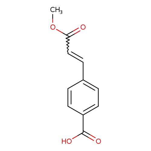 4-(3-Methoxy-3-oxoprop-1-en-1-yl)benzoic acid