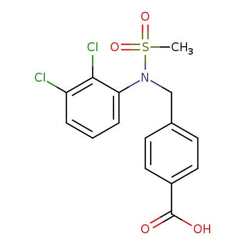 4-([(2,3-Dichlorophenyl)(methylsulfonyl)amino]methyl)benzoic acid