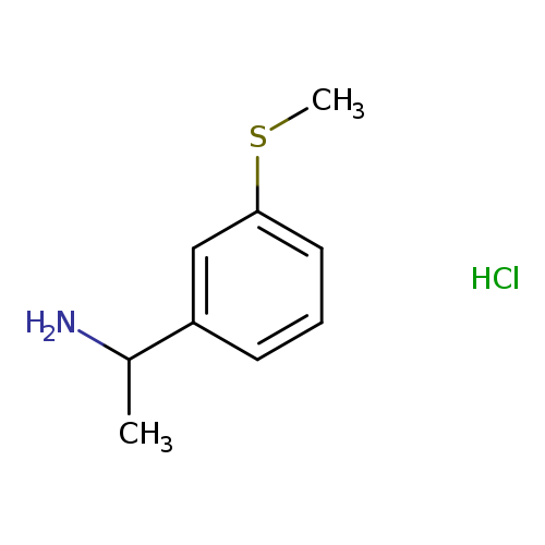 1-[3-(methylsulfanyl)phenyl]ethan-1-aminehydrochloride