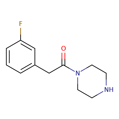 2-(3-fluorophenyl)-1-(piperazin-1-yl)ethan-1-one
