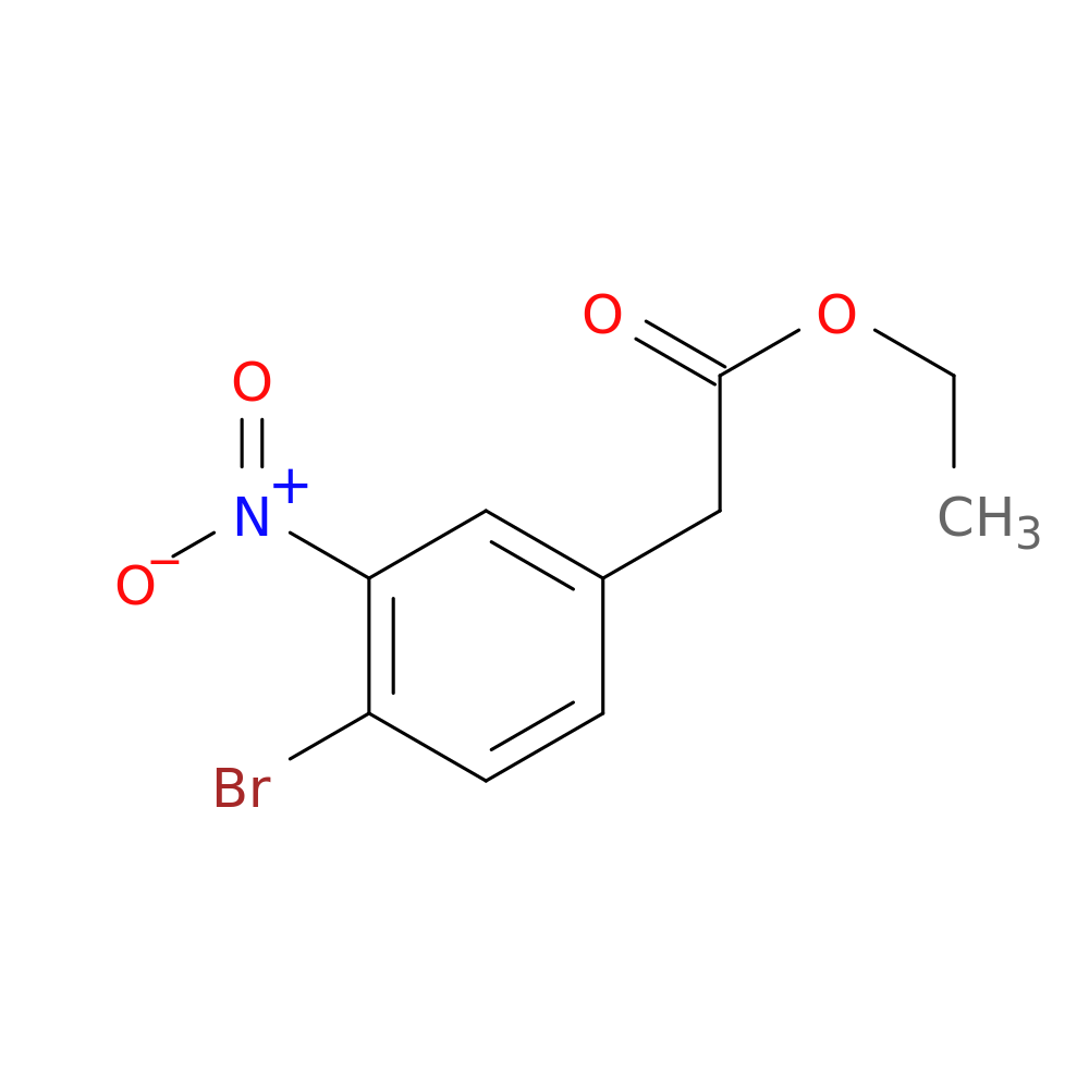 Ethyl 2-(4-bromo-3-nitrophenyl)acetate