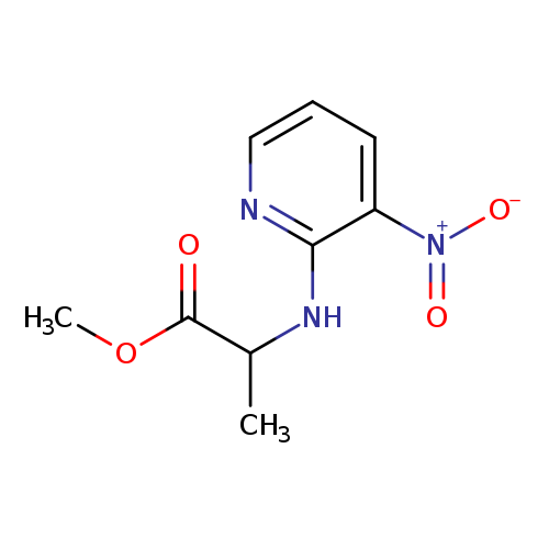 methyl 2-[(3-nitropyridin-2-yl)amino]propanoate