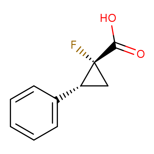 (1R,2R)-1-fluoro-2-phenylcyclopropane-1-carboxylic acid