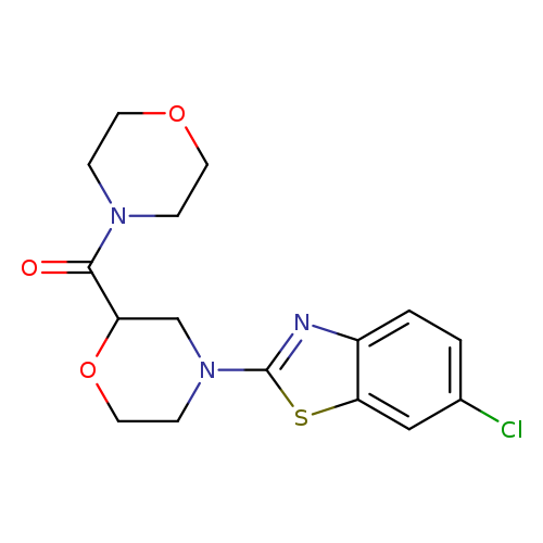 6-chloro-2-[2-(morpholine-4-carbonyl)morpholin-4-yl]-1,3-benzothiazole