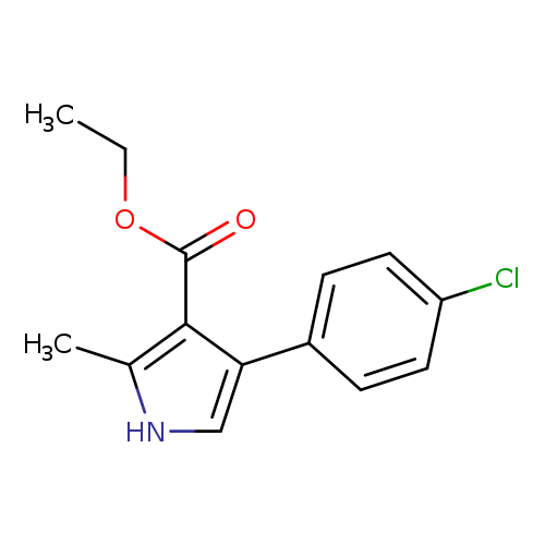 Ethyl 4-(4-chlorophenyl)-2-methyl-1h-pyrrole-3-carboxylate
